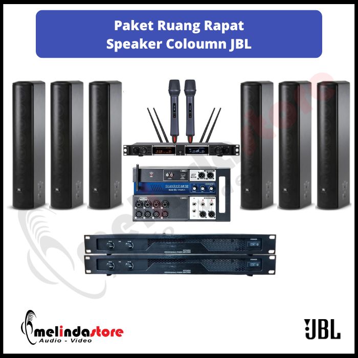 Paket Sound System Ruang Rapat Speaker JBL CBT 50| 6 Speaker